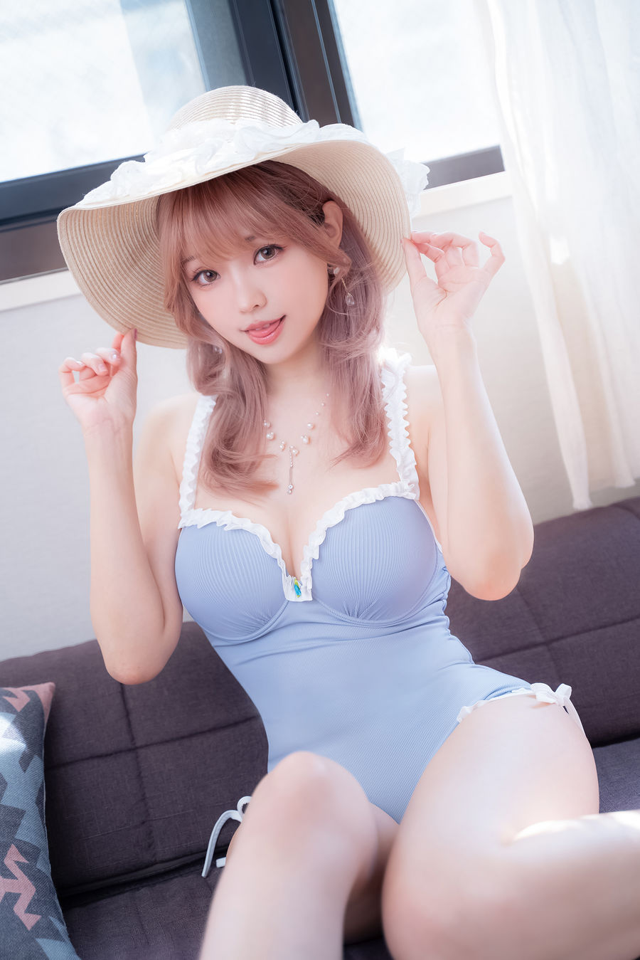 ElyEE子-No.065-Mist Blue Lady-在线看 第3张