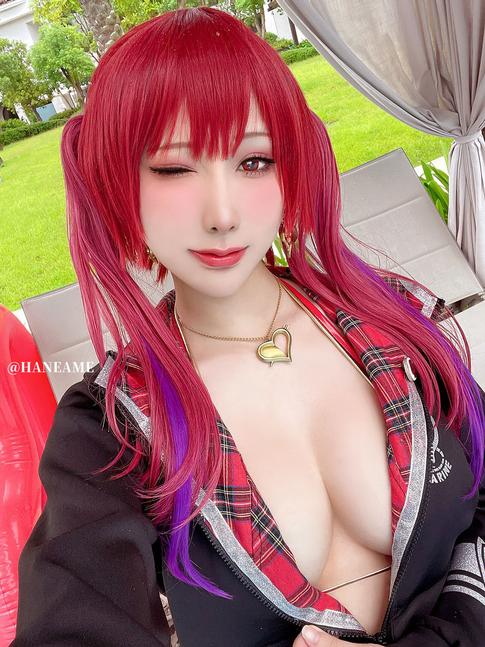 雨波_HaneAme-No.142-Hololive Marine 船长泳裝-在线看 第3张