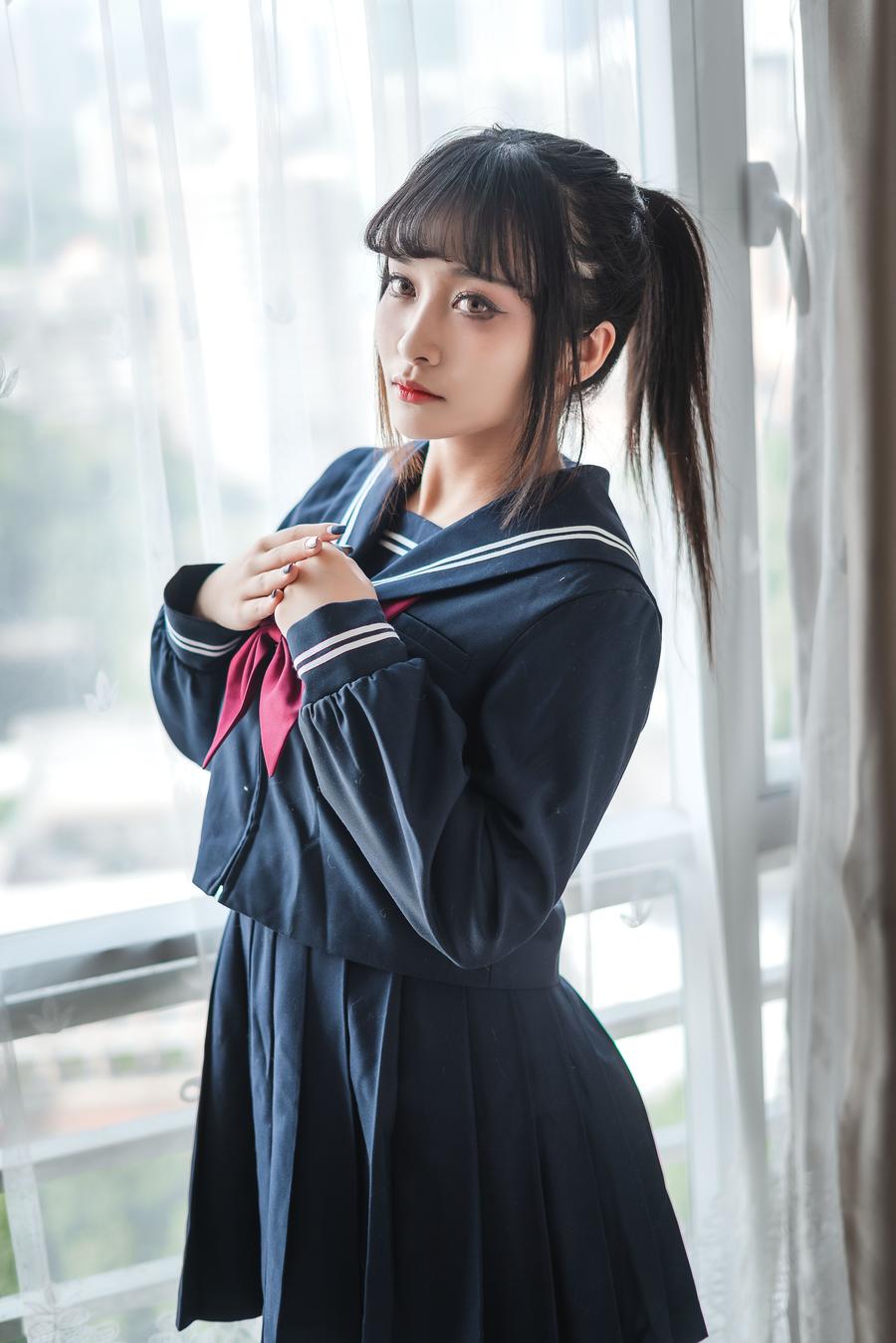 洛璃LoLiSAMA-No.035-JK-在线看 第1张