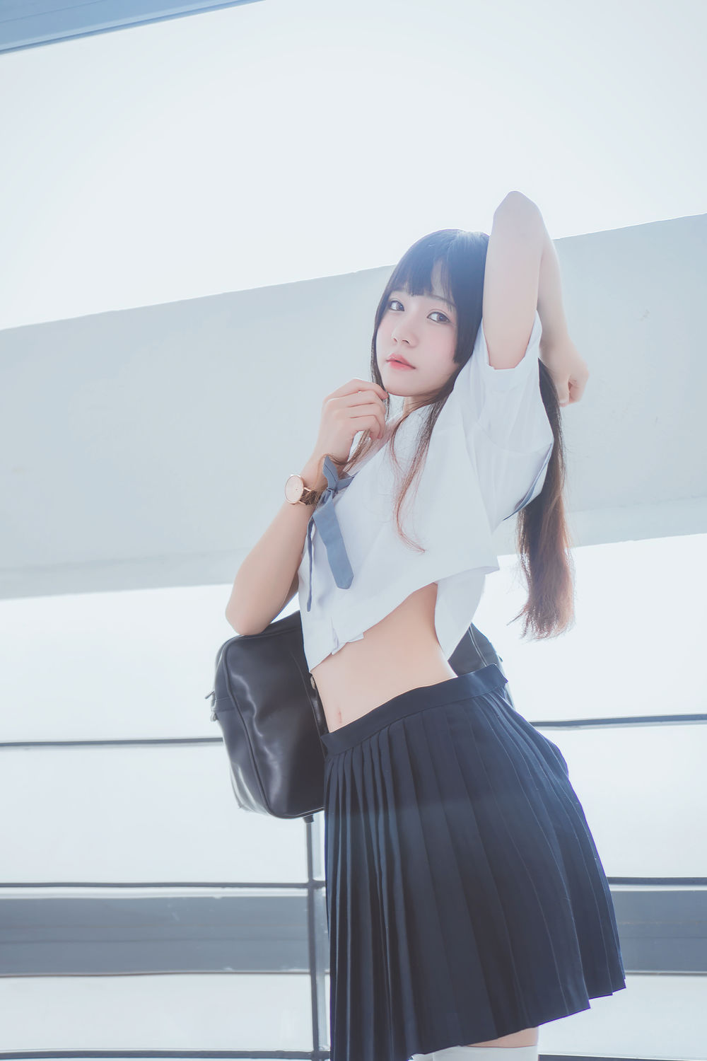 桜桃喵-No.042-蓝白水手服-在线看 第2张