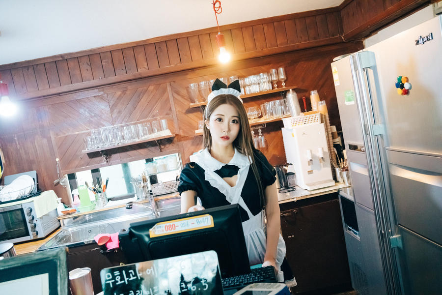 Bomi(보미)-No.062-[Loozy] Maid Cafe + S.Ver-在线看 第1张