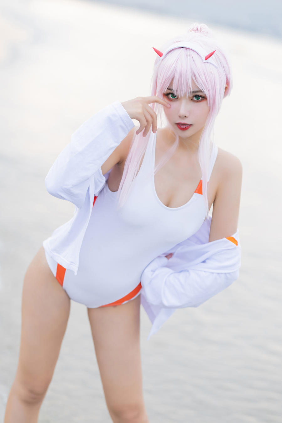 momoko葵葵-No.036–DARLING in the FRANXX 02 泳装 兔女郎 花嫁-在线看 第2张