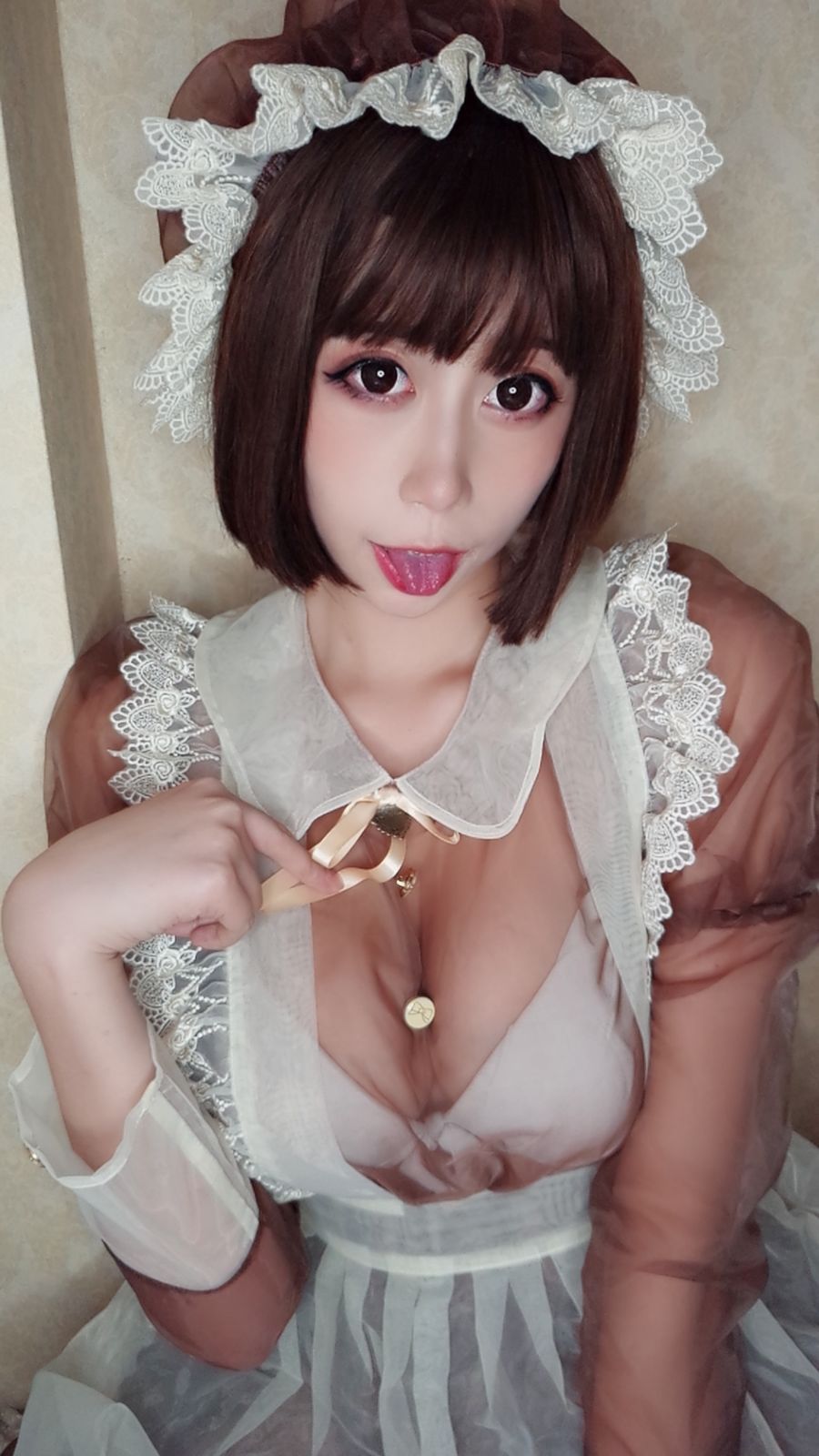 奈汐酱nice-No.026-自撮り Vol.005 透明女仆-在线看 第2张