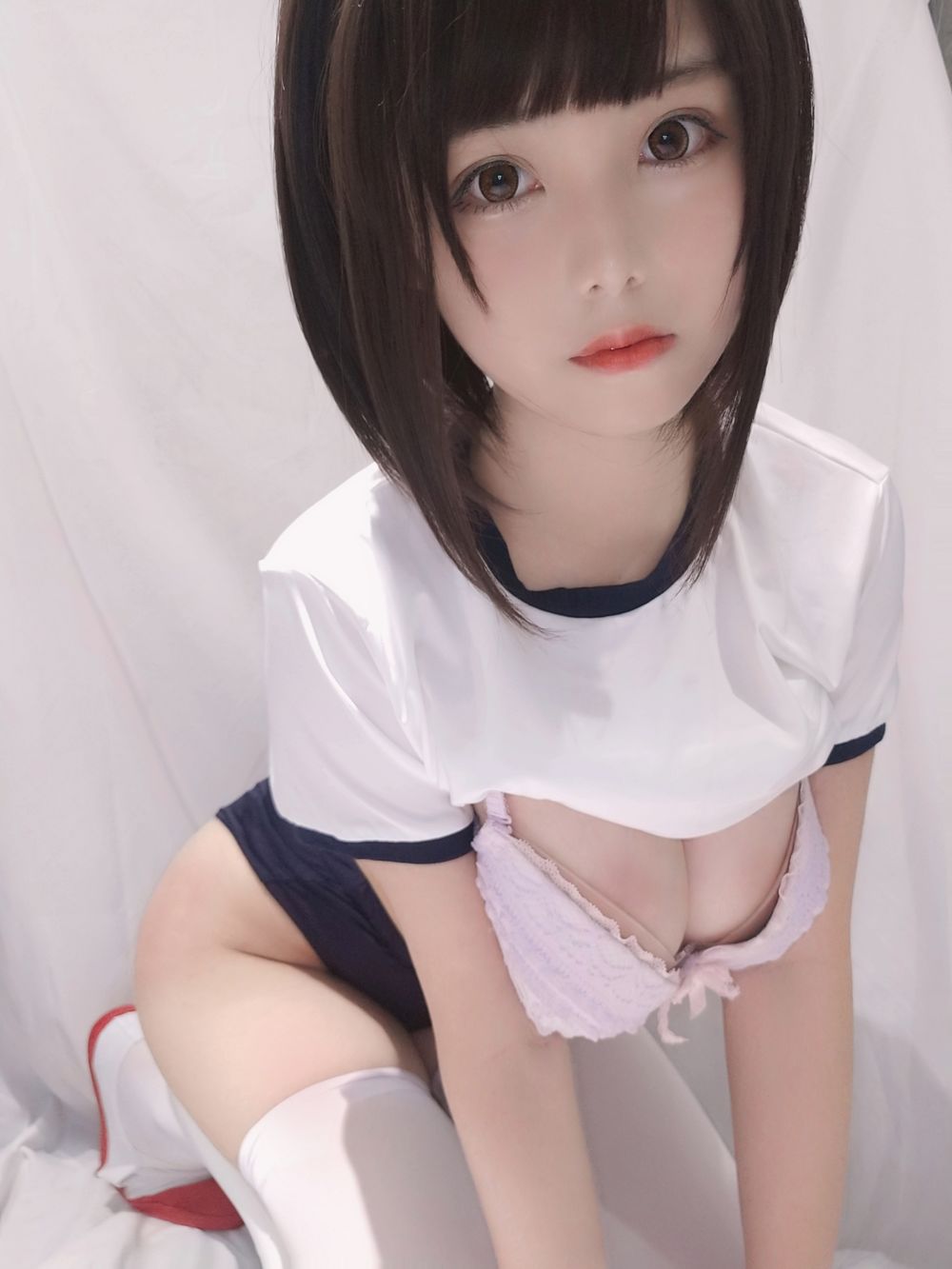 蜜汁猫裘-No.034-白色体操服-在线看 第2张