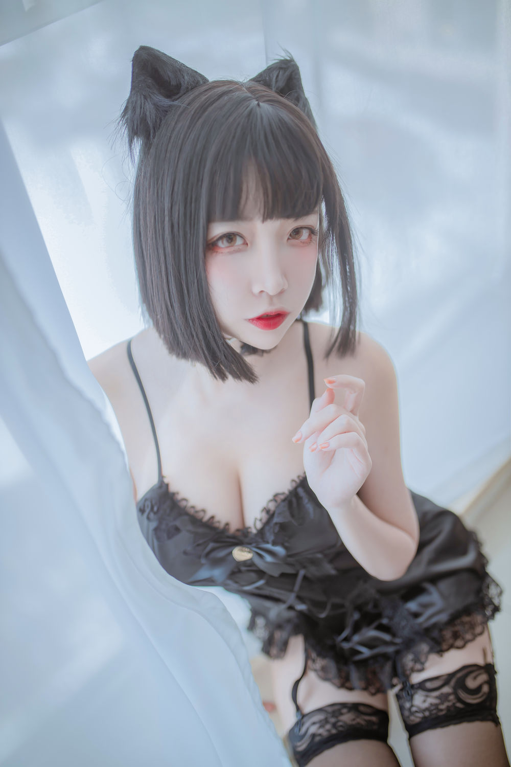 椎名莜(日奈娇)-No.016-私房双人猫耳-在线看 第2张