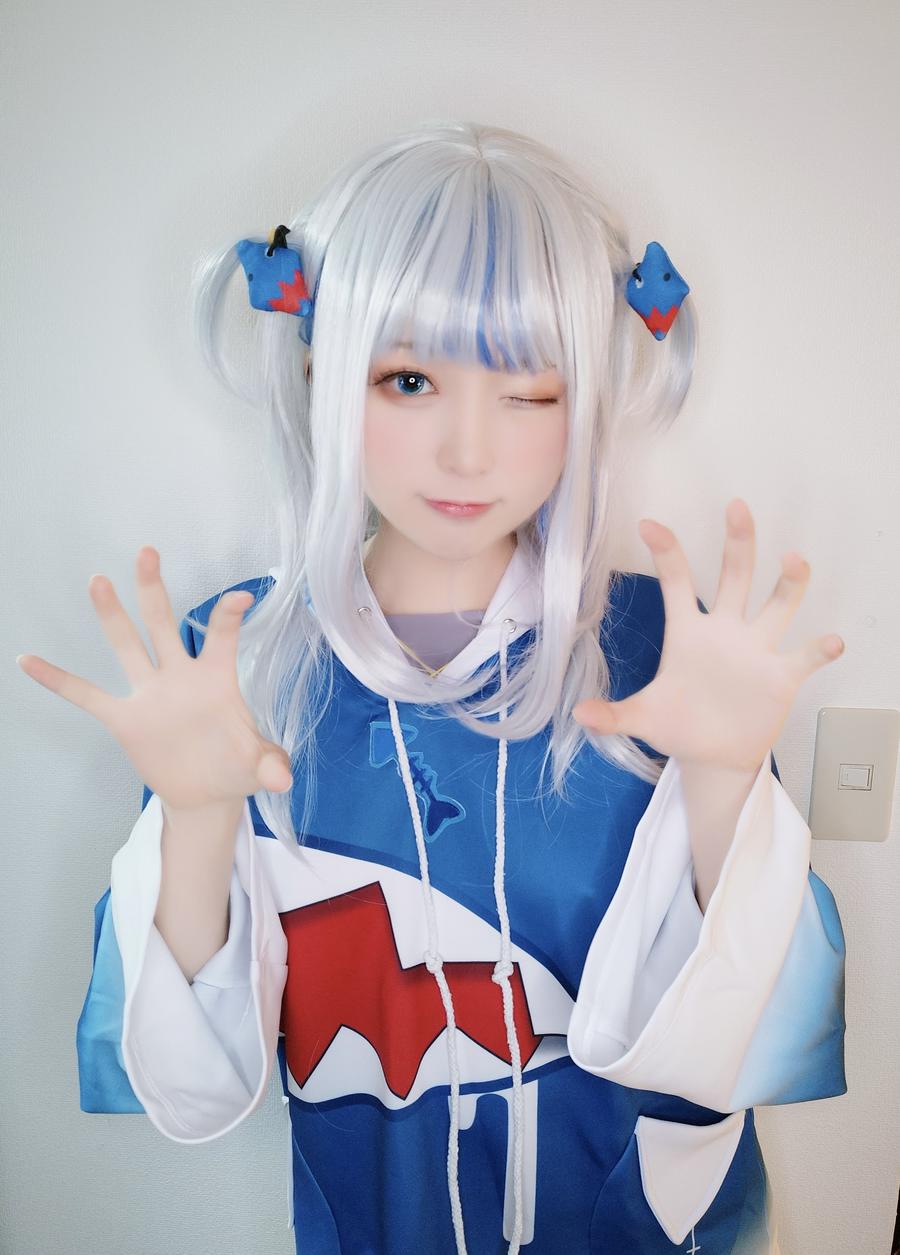 Yuki亭-No.017-Gawer gura?コスプレ (がうる・ぐら)-在线看 第2张