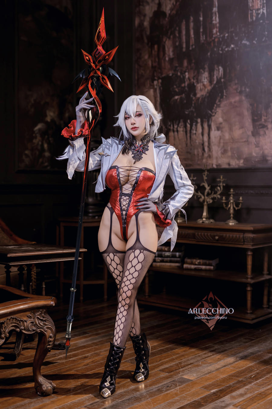 Byoru-No.183 – Genshin Impact Arlecchino Dress-在线看 第3张