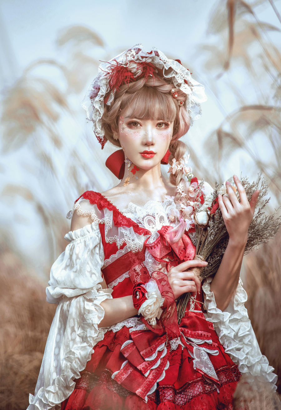 阿包也是兔娘-No.017-lolita红裙-在线看 第2张