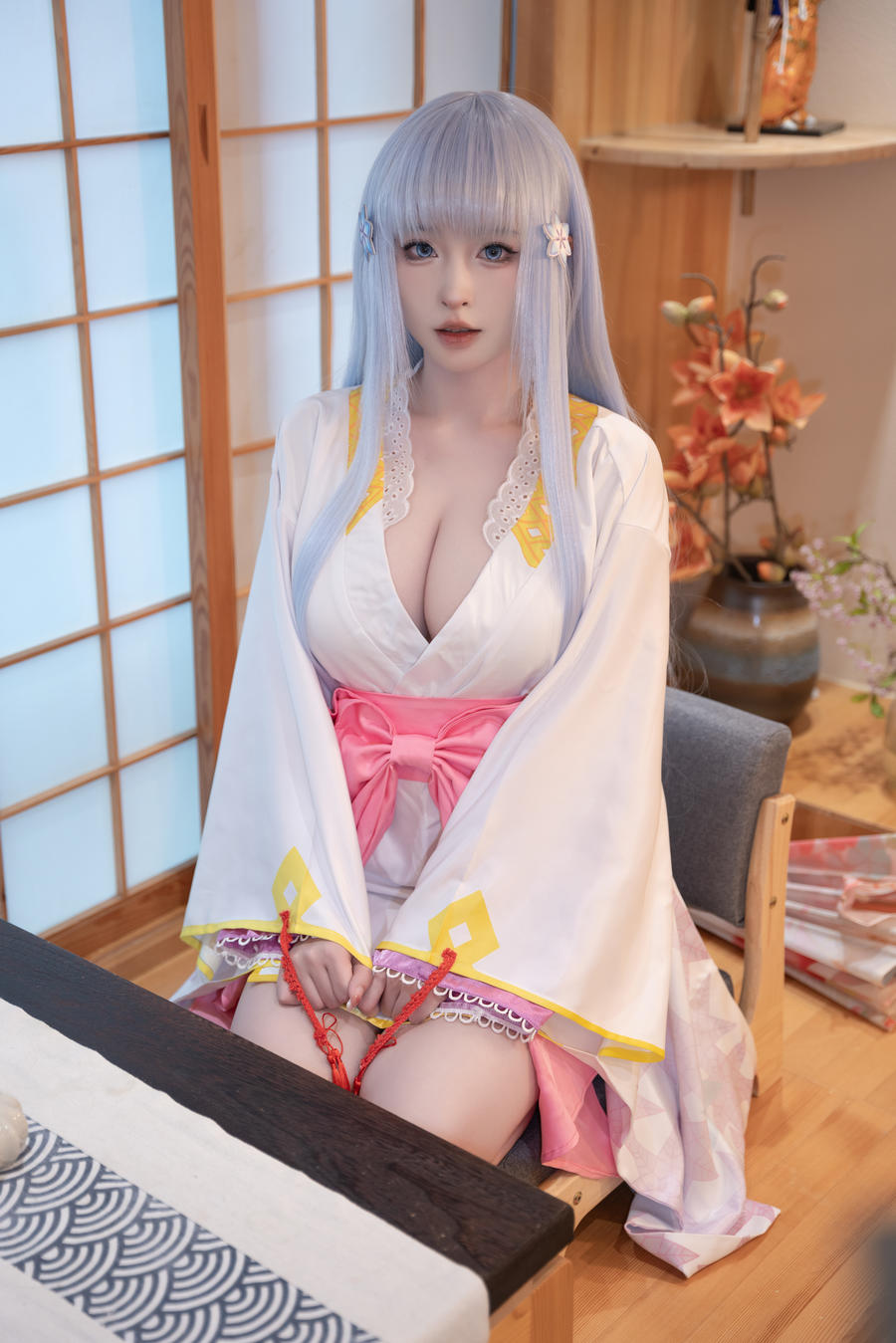 清水由乃-No.055 – 美少女万华镜 雪女原服-在线看 第1张