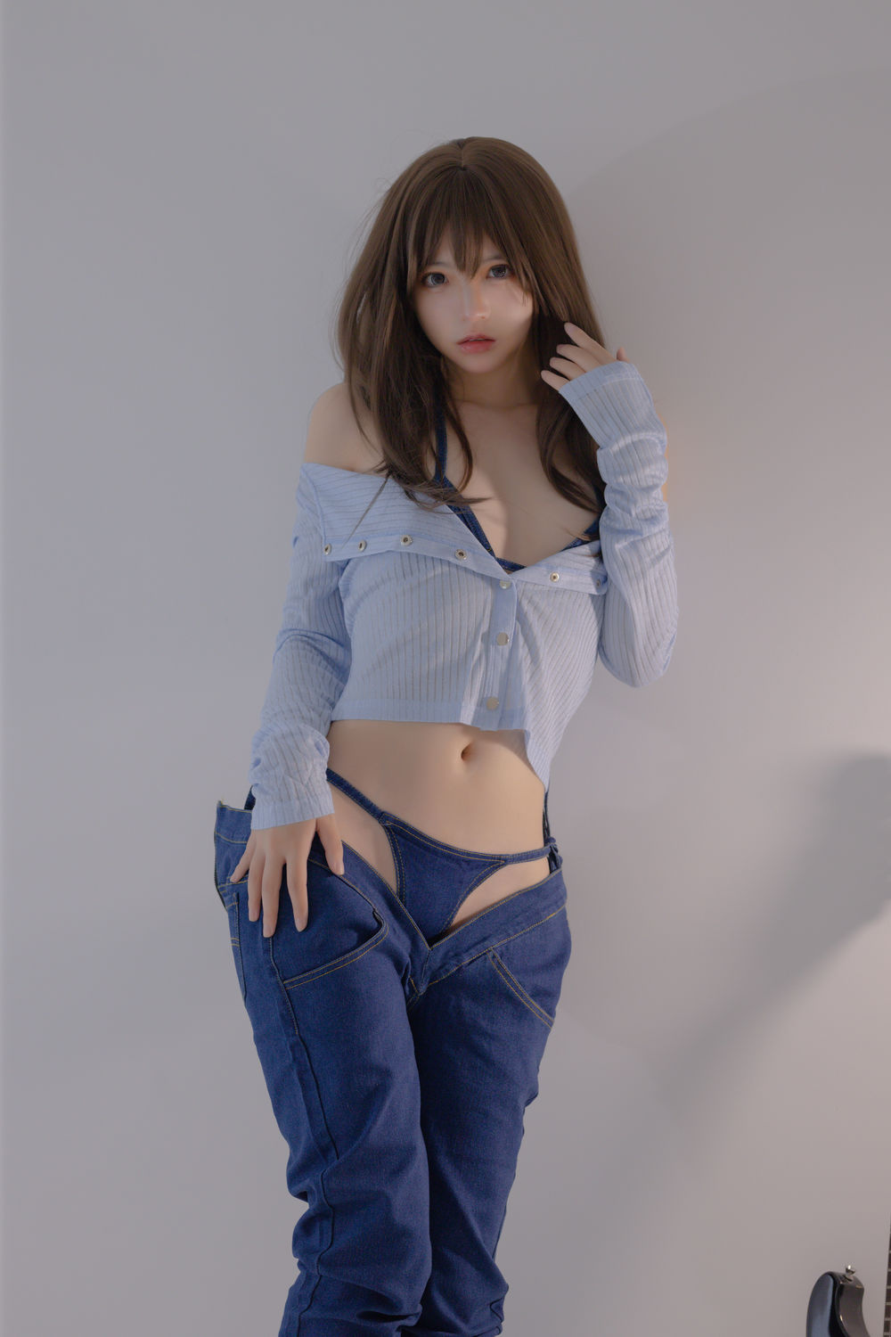 疯猫ss-No.097-2022夏日限定A本 吉他妹妹 牛仔裤-在线看 第1张