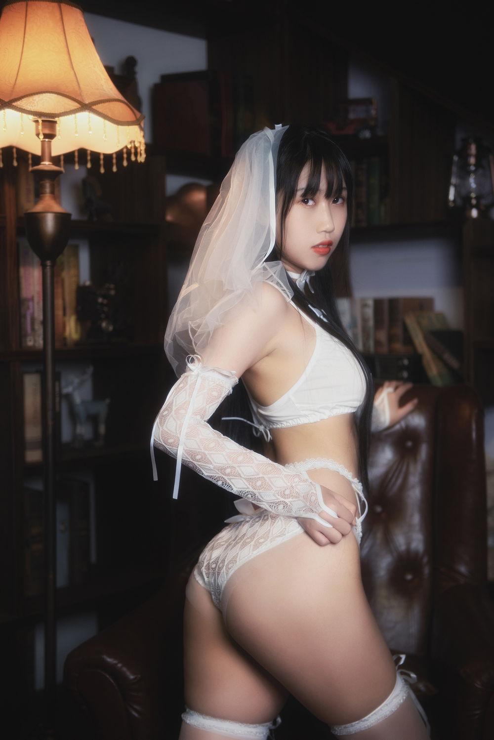 不呆猫-No.021-白色情趣婚纱-在线看 第3张