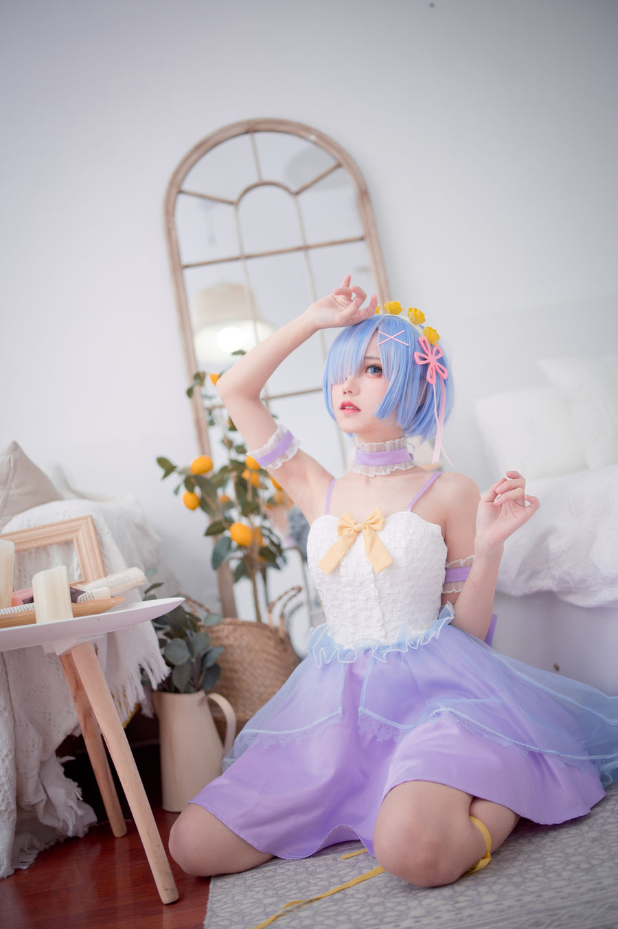花柒Hana-No.002-蕾姆CLEAR DRESS-在线看 第2张