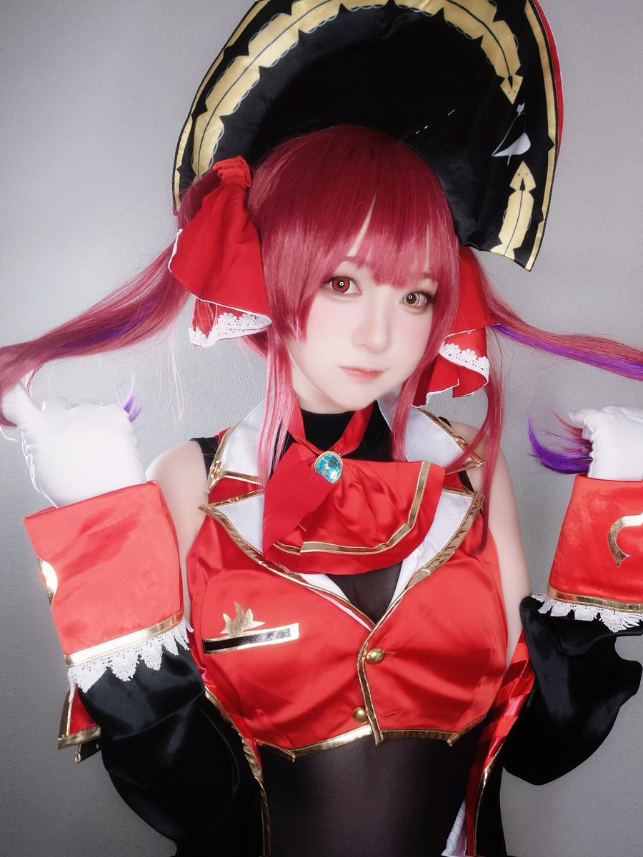 Yuki亭-No.021-宝鐘マリン船長❣️コスプレ (宝鐘マリン)-在线看 第1张