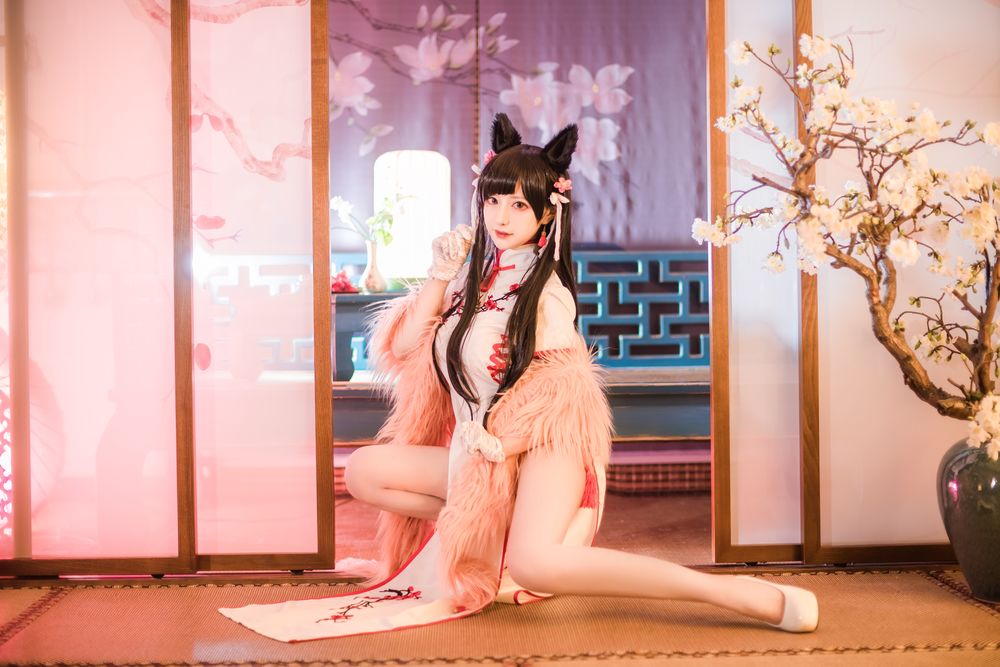 Shika小鹿鹿-No.010-爱宕旗袍-在线看 第3张