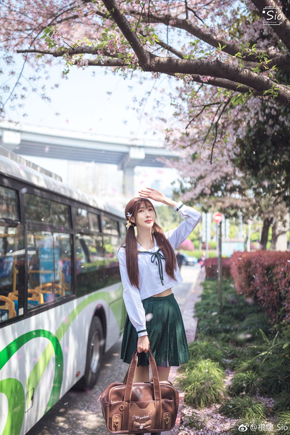 王羽杉Barbieshy-No.005-JK樱花-在线看 第3张