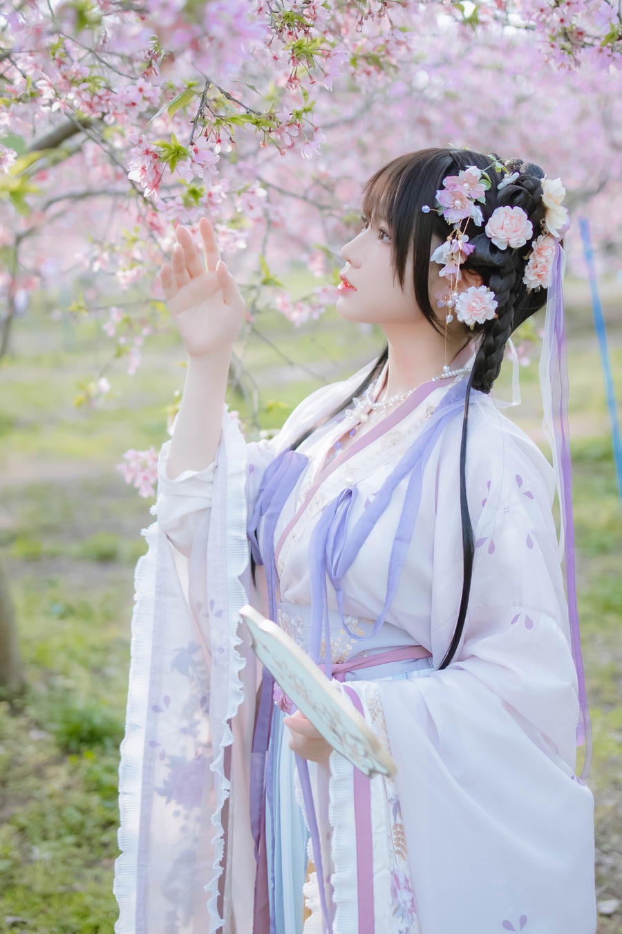 Nyako喵子-No.043-樱花汉服 花神祈愿-在线看 第1张