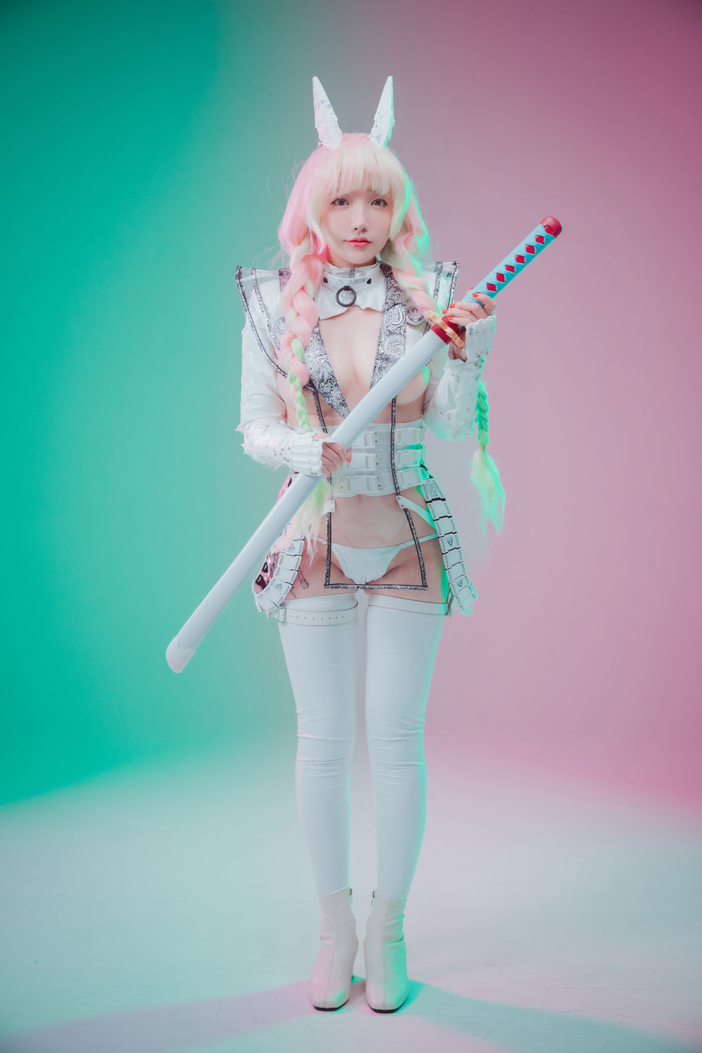 孫樂樂Jang Ye Eun(손예은)-No.064-[DJAWA] Cyber Hunter Mitsuri-在线看 第3张