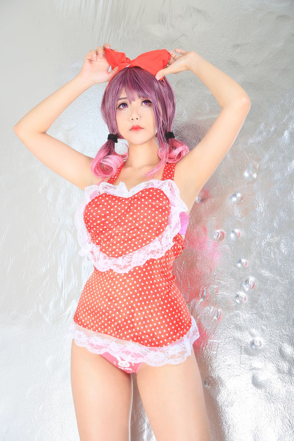 Hana Bunny-No.026-Red Heart Apron-在线看 第1张