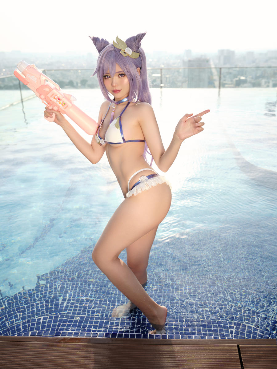 ZinieQ-No.107 – Keqing Swimsuit-在线看 第1张