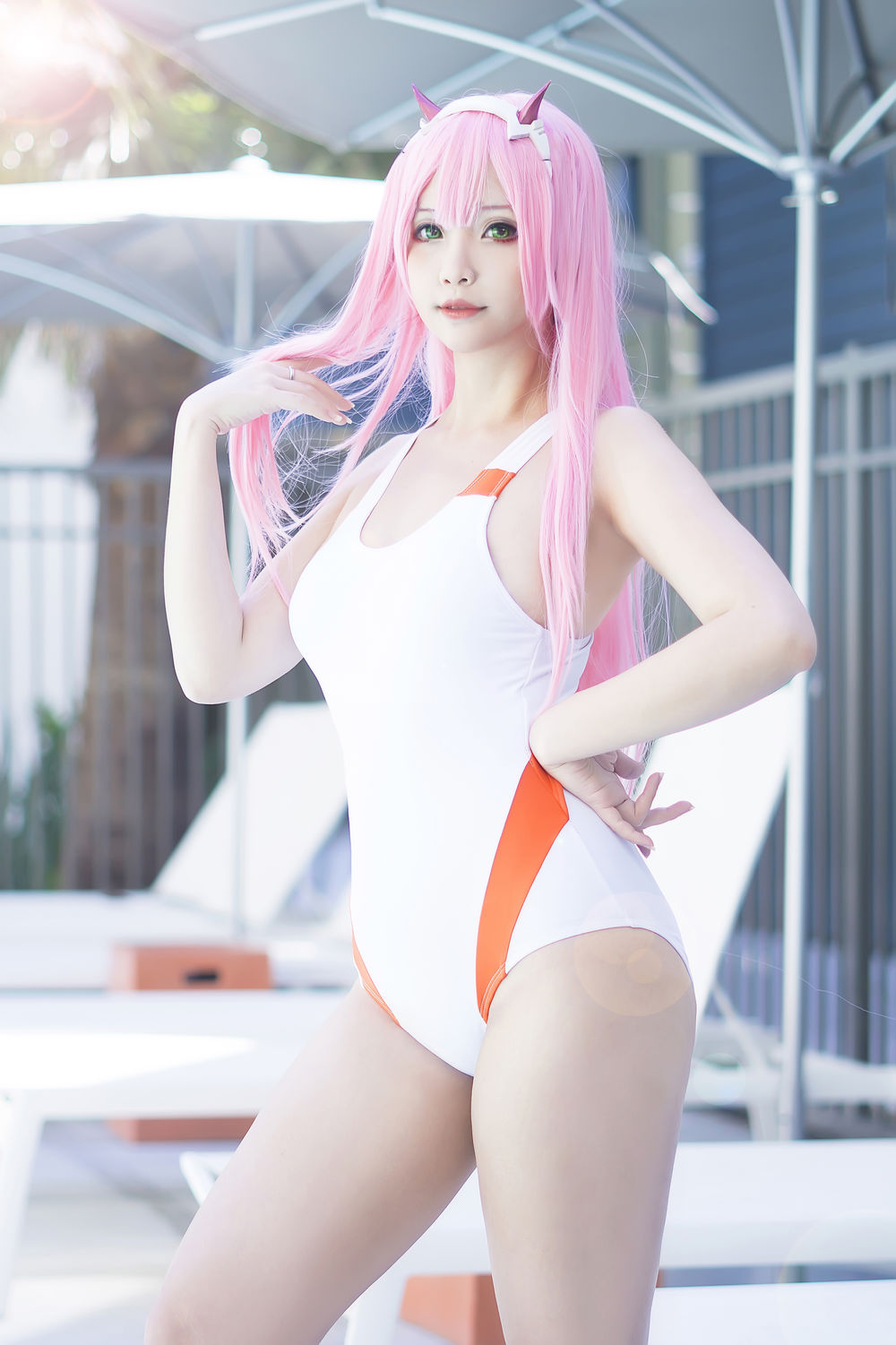 Hana Bunny-No.035-Zero Two Swimsuit (Darling in the Franxx)-在线看 第1张