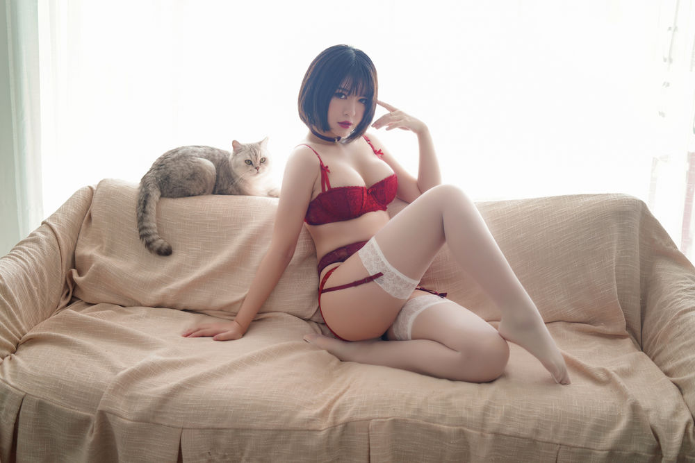 半半子-No.009-赤紅 Vol.02-在线看 第3张