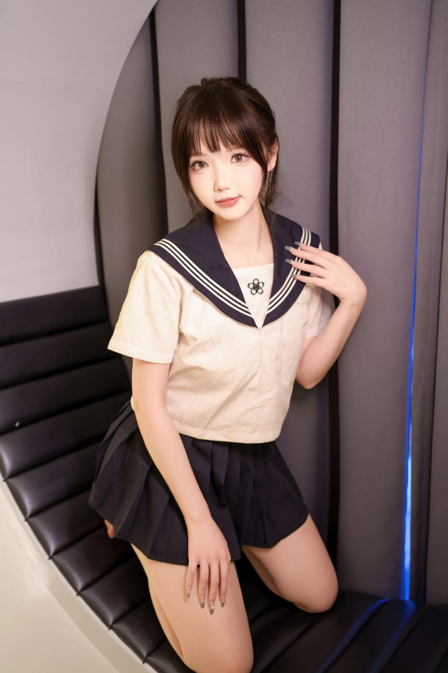 雪晴Astra-No.088 – 牛奶丝透明黏滑体操服-在线看 第1张