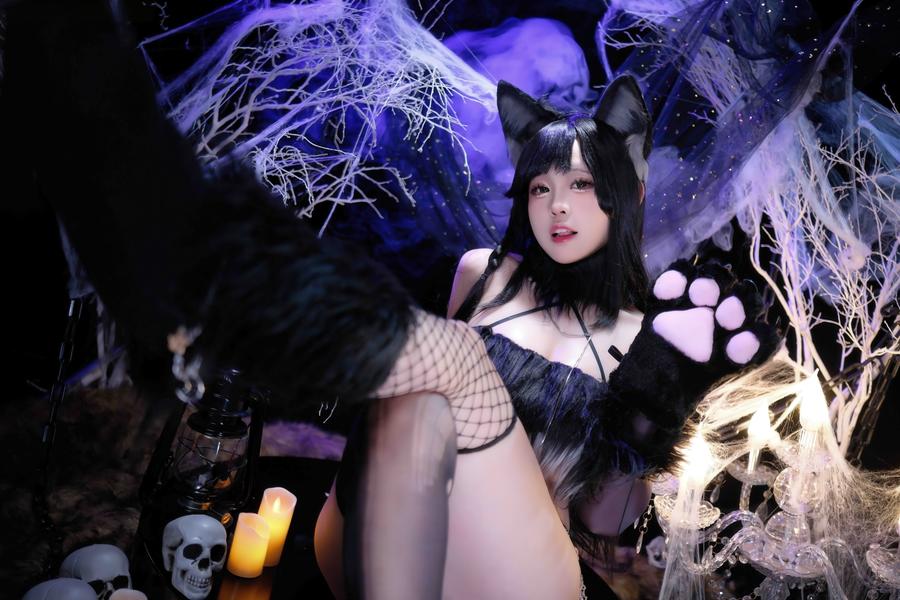 miko酱ww-No.090 – 碧蓝航线 爱宕 万圣节-在线看 第2张