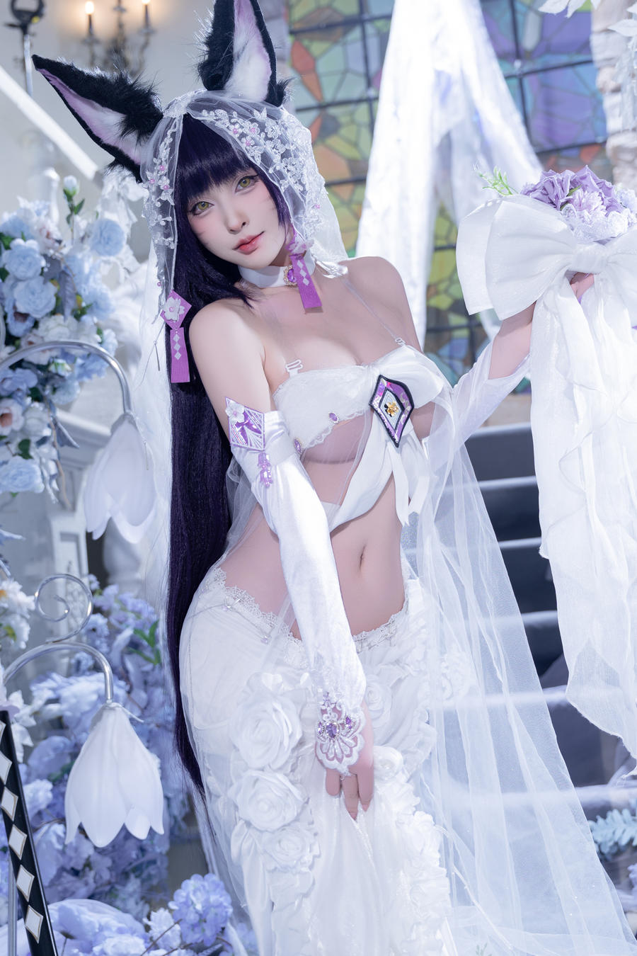 清水由乃-No.079 – 碧蓝航线 武藏紫藤花-在线看 第3张